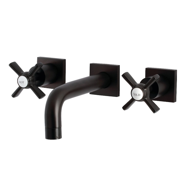 Kingston Brass KS6125ZX Two-Handle Wall Mount Bathroom Faucet, Oil Rubbed Bronze KS6125ZX - main